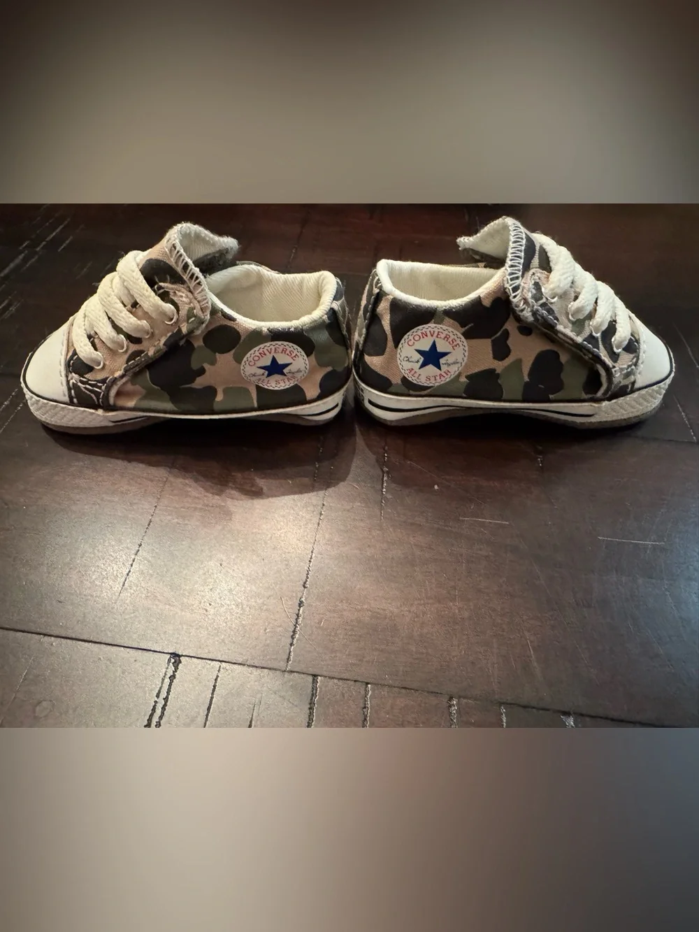 Converse Camouflage Canvas Infant Sneakers size 2C